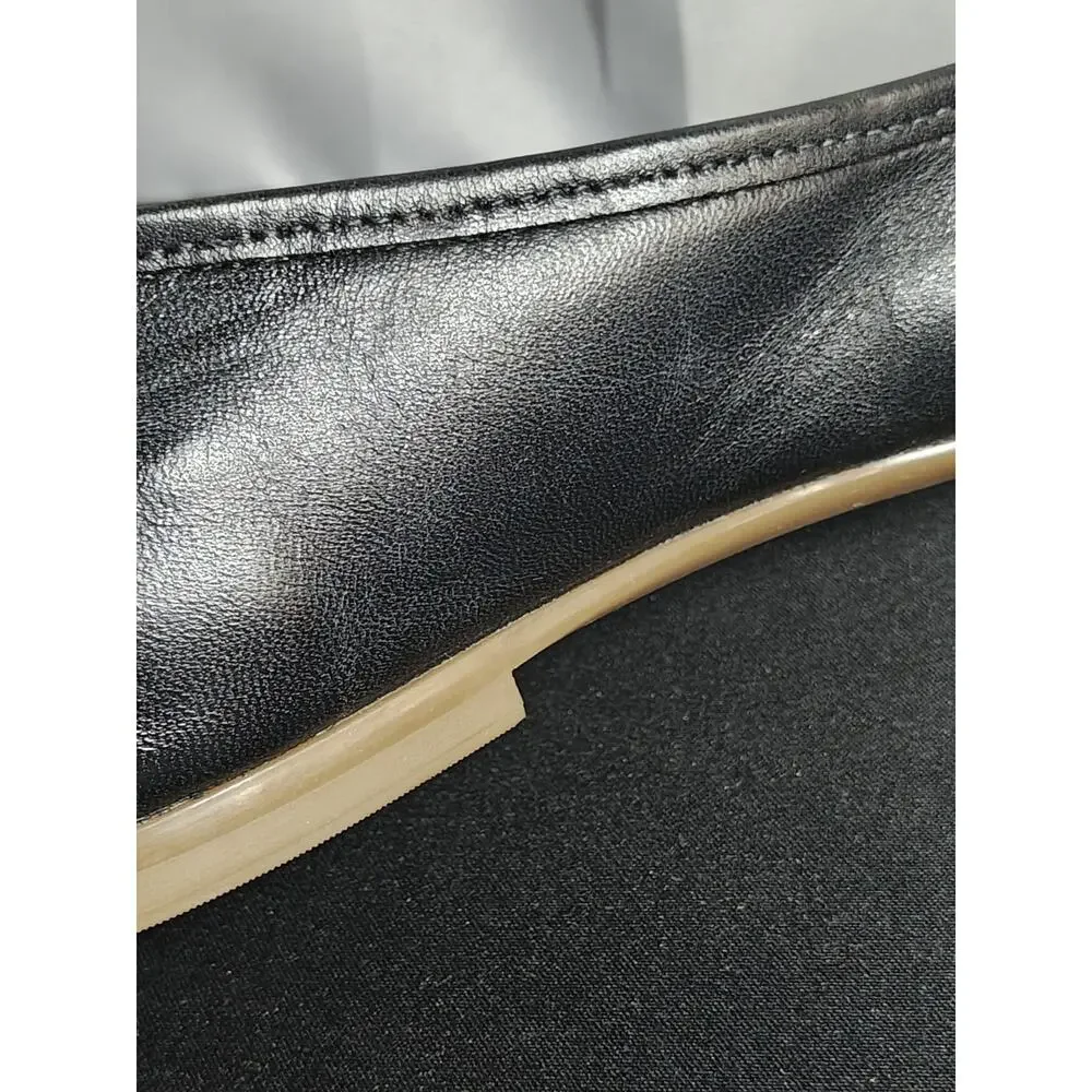 BERNARDO Women's Size 6 Gwynn Leather Bow Ballerina Flats New $198